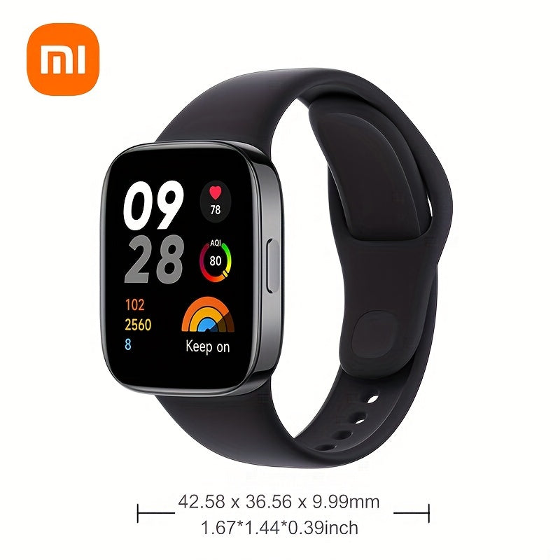 Redmi Watch 3 Global Version Built-in Multi-system GNSS Large 1.75" AMOLED Display Stylish Metallic Finish Up To 12 Days Of Battery Life 289mAh 390×450 Pixel