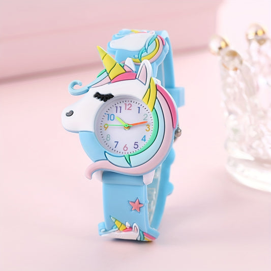 Cute Children's Silicone Cartoon Watch Gift For Kids