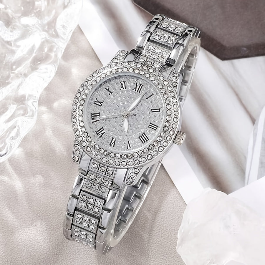 1 Piece Of Ladies' Quartz Watch And 6 Pieces Of Jewelry