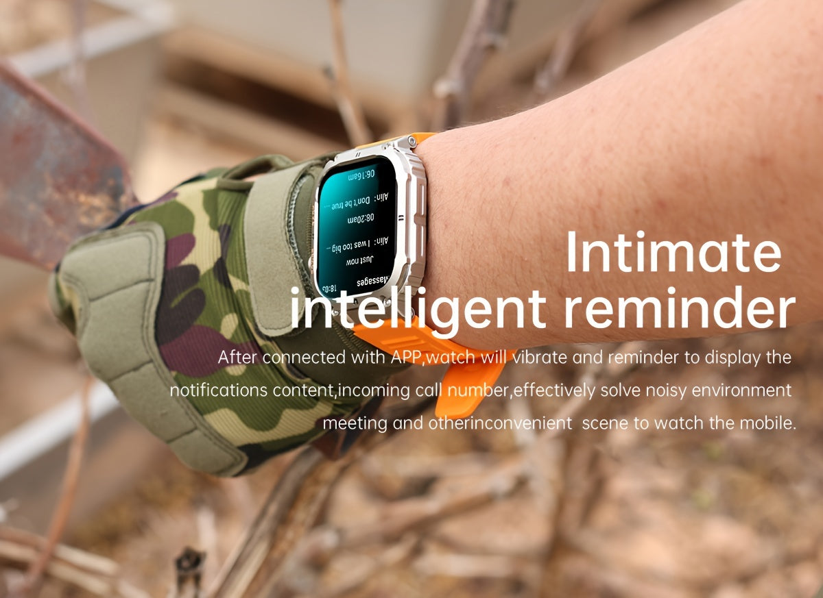 Smart Watch for Men: Wireless Calls, Music, Fitness Tracking, Sleep Monitoring, Multi-Sport Modes for King's Day